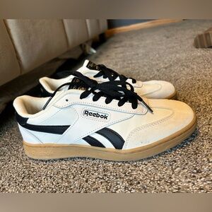 Reebok Women’s size 7 Cream and Black Sneakers